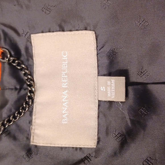 Banana Republic Statement Cotton Blend Floral Trench Coat- Sz. Sm - Picture 11 of 15